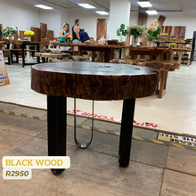 Load image into Gallery viewer, Black wood Coffee Table
