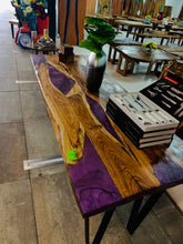 Load image into Gallery viewer, Olive Rosewood with Purple Epoxy Resin
